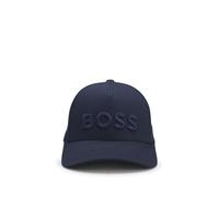 BOSS Casquette en twill de coton à logo brodé - Style Seth-Boss, 50556418 Bleu foncé pcs.