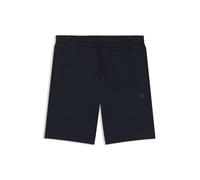 BOSS Short Relaxed en molleton de coton avec badge logoté - Style Sewalk, 50511726 Bleu foncé XL