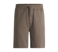 BOSS Hommes Sewalk Short Relaxed en Molleton de Coton avec Badge logoté