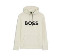 BOSS Sweat à capuche en coton mélangé avec logo moulé - Style Soody Zone, 50551457 Naturel S