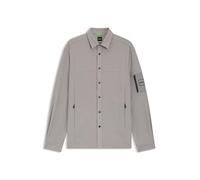 BOSS Hommes St Tour Waffle L Surchemise Relaxed en Tissu gaufré