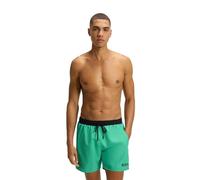 BOSS Shorts de bain 'Starfish' turquoise / noir, Taille M