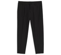 BOSS Pantalon Tapered en tissu stretch déperlant - Style T_Convert-Pleat, 50539085 Noir 52