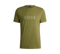 BOSS Hommes T-Shirt RN T-Shirt de Plage en Jersey de Coton avec Logo imprimé