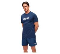 BOSS T-shirt Regular en jersey de coton avec protection anti-UV SPF 50+ - Style T-Shirt RN, 50491706 Bleu foncé XL