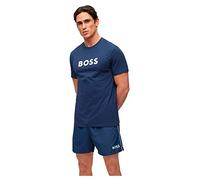 BOSS T-shirt Regular en jersey de coton avec protection anti-UV SPF 50+ - Style T-Shirt RN, 50491706 Bleu foncé XL