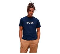 BOSS Hommes T-Shirt RN T-Shirt en Jersey de Coton avec Logo imprimé