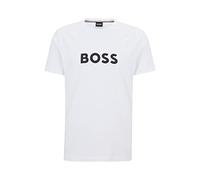 BOSS Hommes T-Shirt RN T-Shirt Regular en Jersey de Coton à Logo imprimé