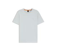 BOSS Hommes Tales T-Shirt en Jersey de Coton avec Patch Logo