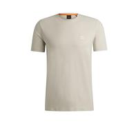 BOSS Hommes Tales T-Shirt en Jersey de Coton avec Patch logoté