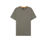 BOSS T-shirt en jersey de coton avec patch logo - Style Tales, 50508584 Gris XL
