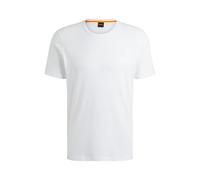 BOSS Hommes Tales T-Shirt en Jersey de Coton avec Patch logoté