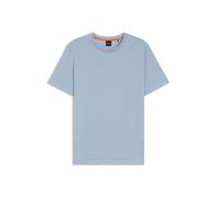 BOSS Hommes Tales T-Shirt en Jersey de Coton avec Patch logoté