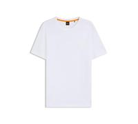 BOSS T-shirt en jersey de coton avec patch logoté - Style Tales, 50508584 Blanc XXL