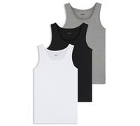 BOSS Hommes Tank Top 3P Classic Lot de Trois débardeurs en Coton à Logos brodés