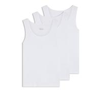 BOSS Lot de trois débardeurs en coton à logos brodés - Style TankTop3P RibClassic, 50542132 Blanc XL
