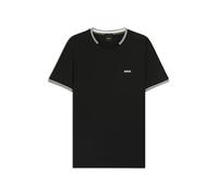 BOSS Hommes Taul T-Shirt en Coton Stretch avec Rayures et Logo