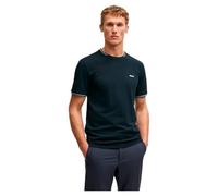 BOSS T-shirt en coton stretch avec rayures et logo - Style Taul, 50521245 Bleu foncé L