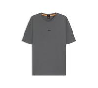 BOSS T-shirt en coton stretch avec logo contrastant - Style TChup, 50473278 Gris M