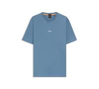 Boss Chup Orange Short Sleeve T-shirt Bleu M Homme