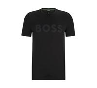 BOSS Hommes Tee Active T-Shirt en Stretch performant avec Logo réfléchissant décoratif