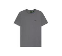 BOSS Hommes Tee in T-Shirt en Coton Stretch avec Logo Contrastant
