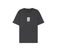 BOSS Hommes Tee Photoprint T-Shirt décontracté en Coton Stretch à imprimé Photographique