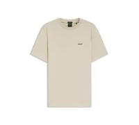 BOSS Hommes Tee T-Shirt en Coton Stretch avec détail logoté