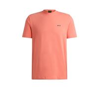 BOSS T-shirt Regular en coton stretch avec logo contrastant - Style Tee, 50506373 Corail M