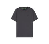 BOSS T-shirt en coton stretch avec détail logoté - Style Tee, 50506373 Gris sombre XXL