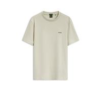 Hugo Boss T-shirt Style Tee 50506373 en coton stretch, détail logoté – Beige clair L