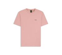 BOSS Hommes Tee T-Shirt en Coton Stretch avec détail logoté