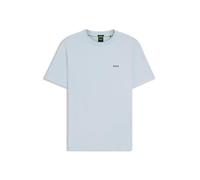 BOSS Hommes Tee T-Shirt en Coton Stretch avec détail logoté