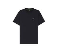 BOSS Hommes Tee T-Shirt en Coton Stretch avec Logo Contrastant