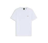BOSS Hommes Tee T-Shirt en Coton Stretch avec Logo Contrastant