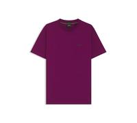 BOSS Hommes Tee T-Shirt en Coton Stretch avec Logo Contrastant