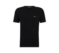 BOSS Hommes Tee T-Shirt Regular en Coton Stretch avec Logo Contrastant