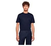 BOSS Hommes Tegood T-Shirt en Coton flammé avec détail logoté