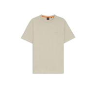 Hugo Boss T-shirt Homme Tegood – Coton flammé, détail logoté – Beige clair XL