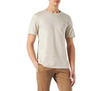 BOSS Hommes Tegood T-Shirt Regular en Coton flammé avec détail logoté