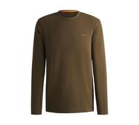 BOSS Hommes Tempesto T-Shirt Regular en Coton mélangé avec Logo brodé