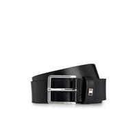 Hugo Boss Ceinture Ther-Flag-E Sz35 10247900 01 – cuir italien, passant à rayures – Noir 105cm Homme