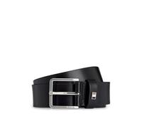BOSS Hommes Ther-Flag-E Sz35 Ceinture en cuir italien avec passant à rayures emblématiques