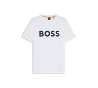 BOSS T-Shirt 'Thinking' noir / blanc, Taille S
