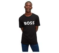BOSS Hommes Thinking 1 T-Shirt en Jersey de Coton avec Logo imprimé en Gomme