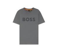 BOSS Hommes Thinking 1 T-Shirt en Jersey de Coton avec Logo imprimé en Gomme