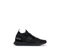 BOSS Hommes Titanium Runn Baskets avec Tige en Maille et Finitions en Cuir suédé
