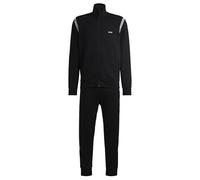 BOSS Hommes Tracksuit Set Ensemble de survêtement Regular en coton stretch avec empiècements à rayures