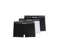 BOSS Boxers bleu foncé / noir / blanc, Taille M