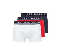 BOSS Hommes Trunk 3P CO/EL Lot de Trois Boxers Courts en Coton Stretch ornés d’Un Logo à la Taille